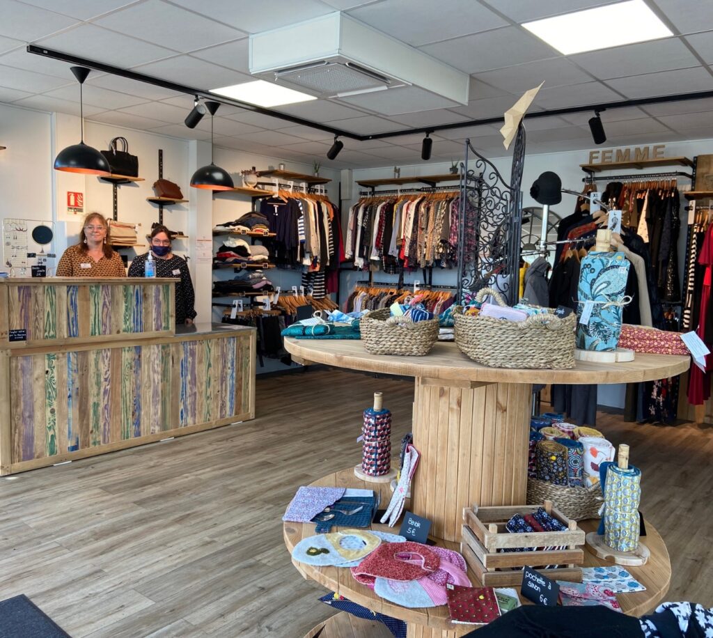 intérieur de la boutique